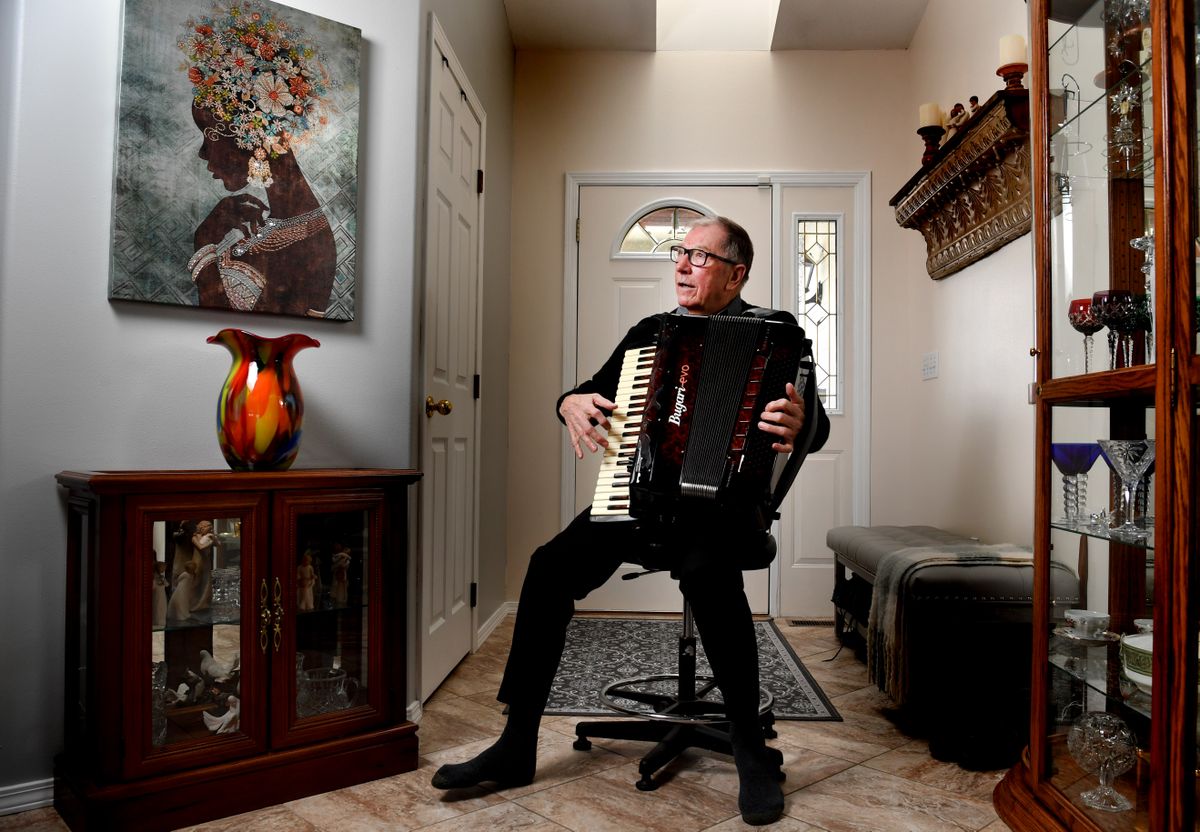 Musician misses live gigs: Norm Seeberger, 78, took to playing accordion at very young age in North Dakota