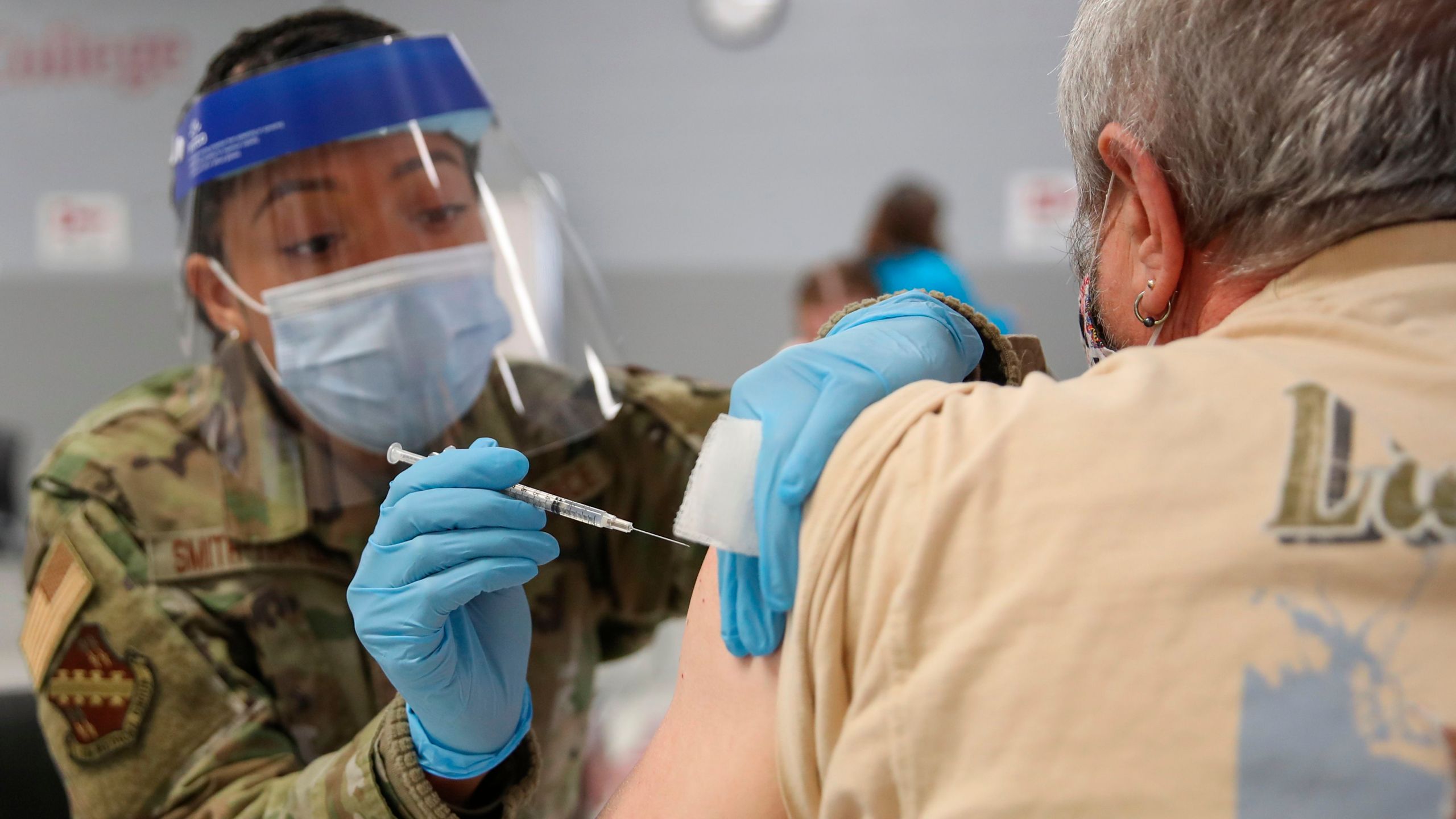 Veterans receive COVID-19 vaccine at Minot Armed Forces Reserve Center