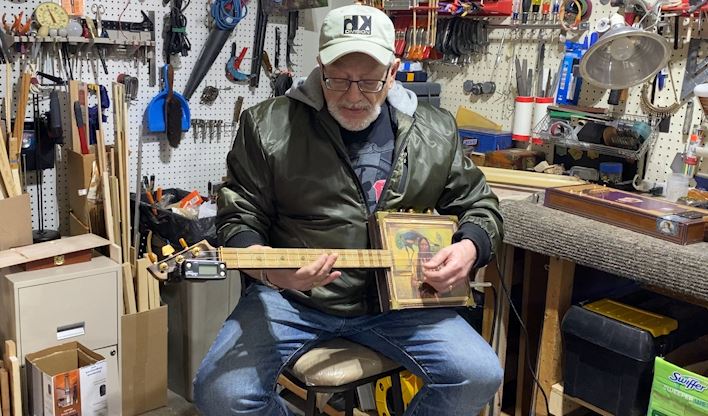 Minot man brings passion for music and creativity together through handmade guitars