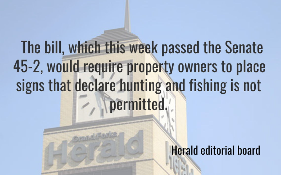 SB 2144 is a good compromise between North Dakota landowners and hunters