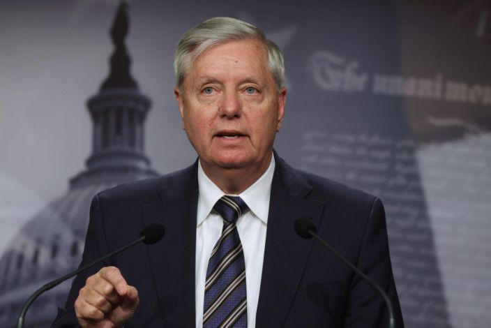 Sen. Lindsey Graham says preventing voters from receiving food or water while as they wait in line to cast ballots doesn’t make ‘a whole lot of sense’