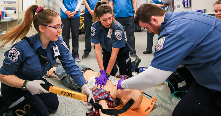 Dakota College at Bottineau program trains EMTs during pandemic