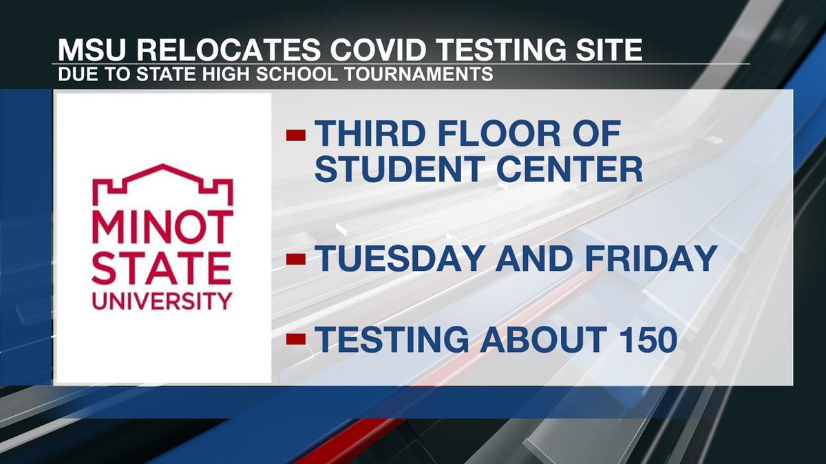 COVID testing at Minot State moves from Dome to Conference Center