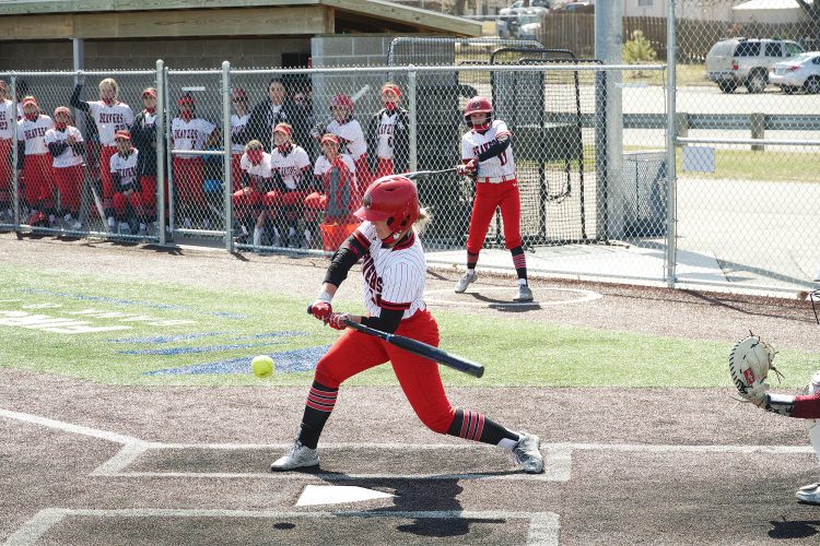 Beavers softball takes one of two against Wolves