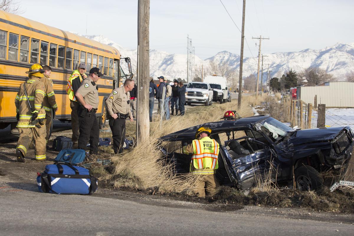 4 juveniles seriously injured after school bus, vehicle collide near Minot