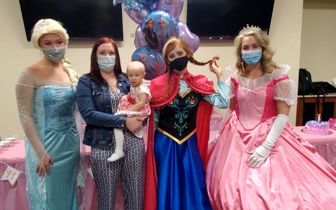 Hitterdal 2-year-old showered with surprise party during health crisis