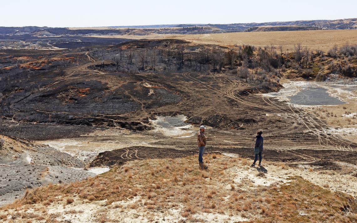 Ranchers trying to fend off wildfires as extreme drought hits much of North Dakota