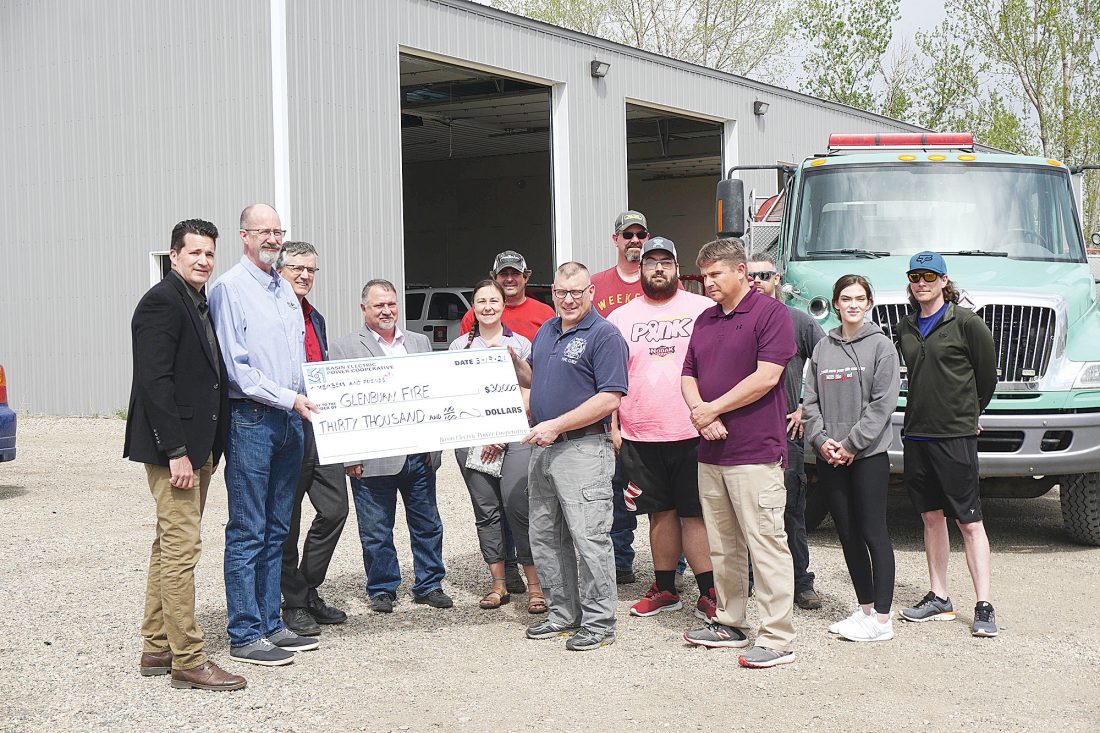 Cooperatives donate to Glenburn Fire Department