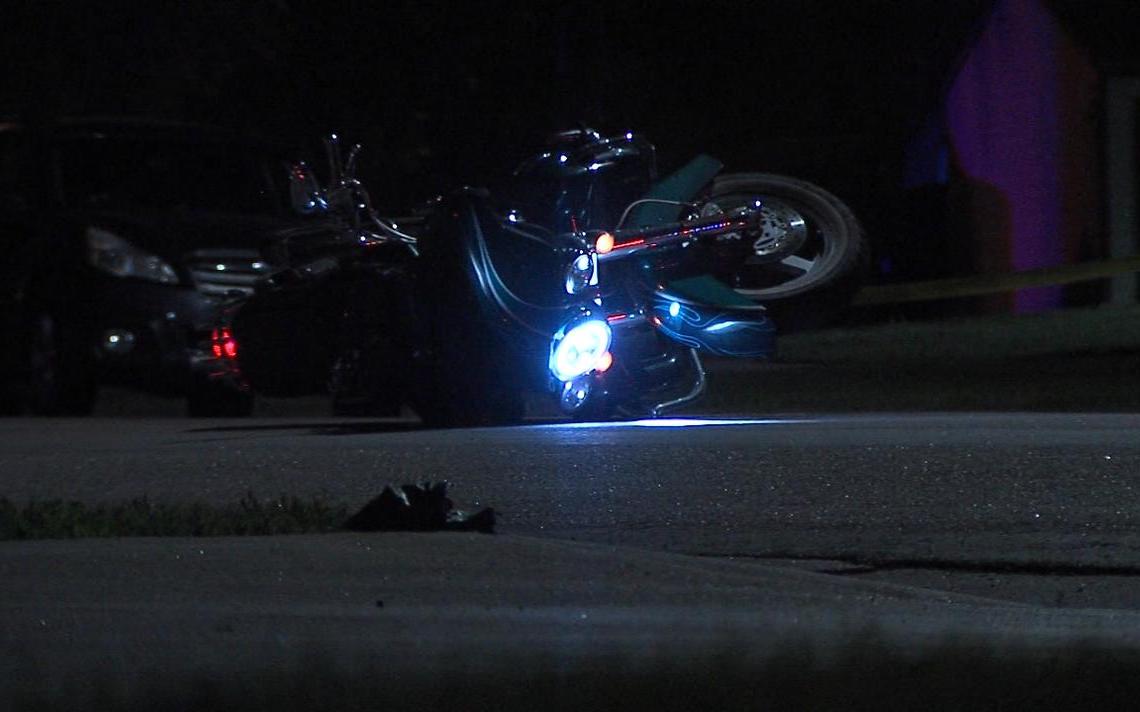 Fargo Police have identified a man who died following a motorcycle crash Friday evening