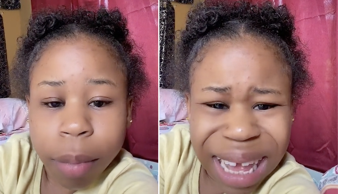 Woman with baby face and tiny voice cries out in video because people think she is a child due to her short stature, her childlike voice and her baby face