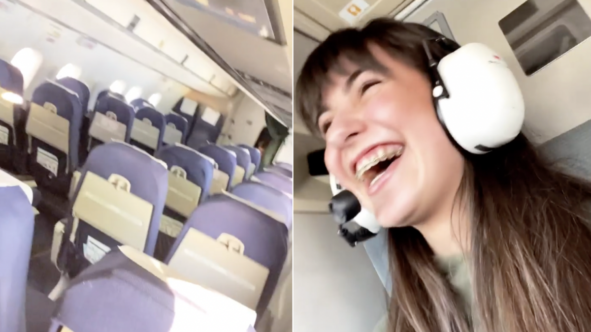 Woman discovered that she’s the only passenger on the flight, then the pilots did this!