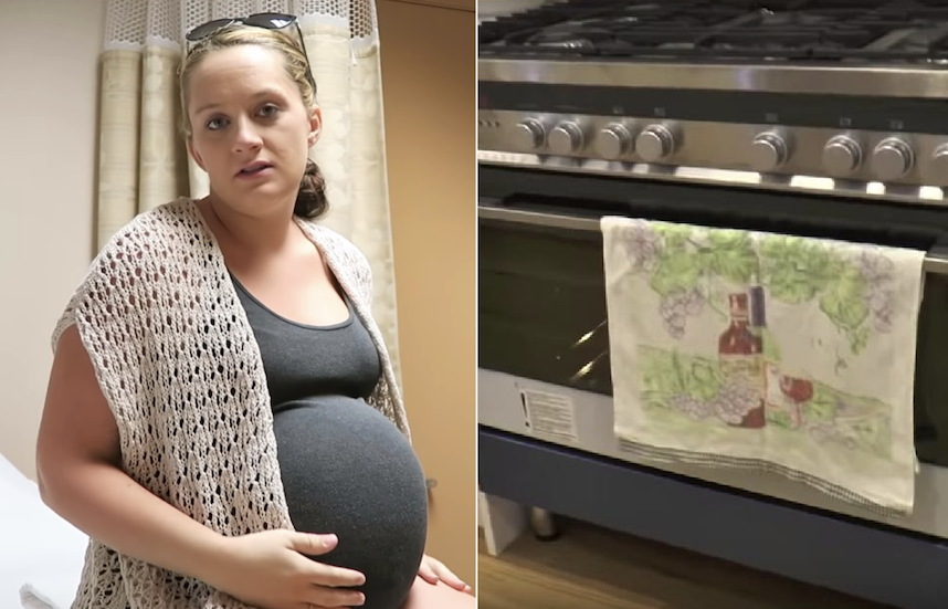 Husband left wife at 8 months pregnant, weeks later ‘she found this in the oven’!