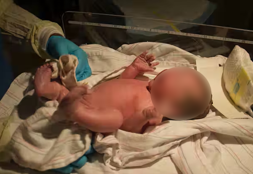 Doctors screamed in disbelief when this baby was born; they claim it’s ‘the first child in history to be born with three of the same body part’!