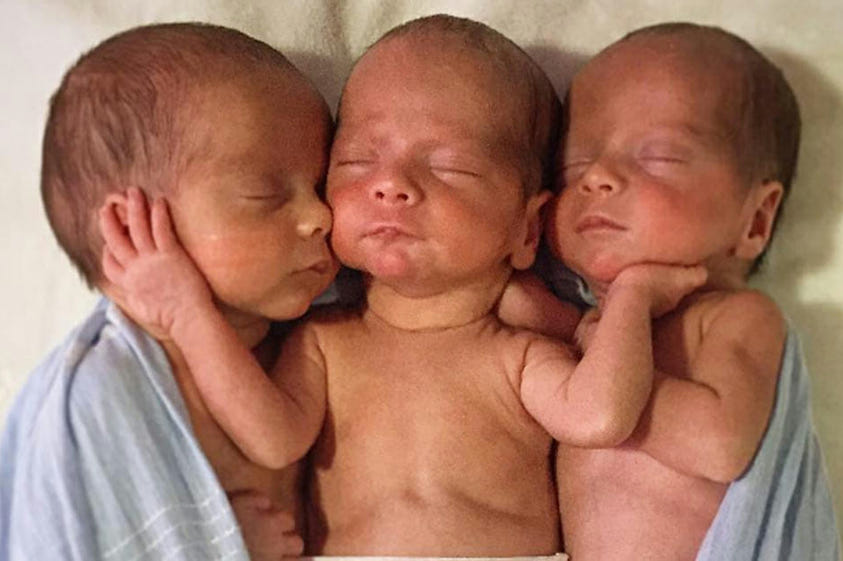 Doctor freezes when he saw the faces of newborn triplets, ‘told mother the odds are 1 in 200 million’!
