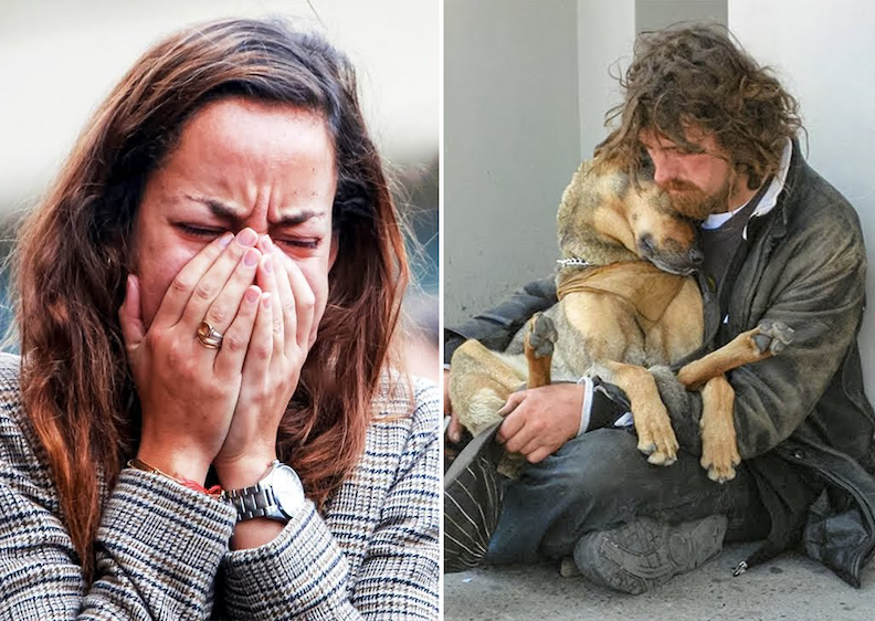 Young woman invited homeless man for food, ‘then he slipped her note that changed everything’!