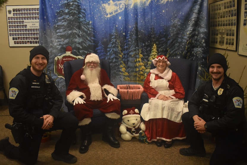 Bismarck Police Department welcomed families for 2025 Santa at the Station event