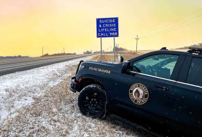 North Dakota Highway Patrol reminds public of mental health support during the holidays