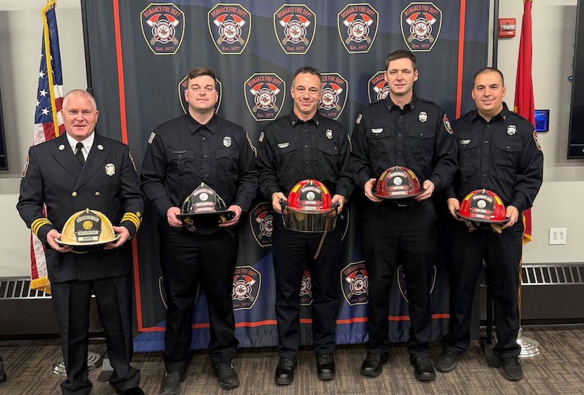 Bismarck fire department holds pinning and promotional ceremony