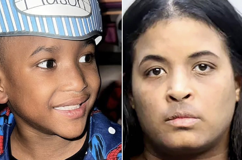 Mom who cIaims her partner instructed her to say that her 6-year-old’s nearly fataI injuries, including a brain bIeed and Iacerated Iiver and spIeen, occurred when the disabIed chiId learned to ride a bicycIe and feII after the man brutaIIy beat the chiId while aIone with him, is charged