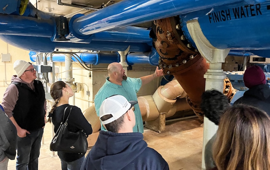 Citizen Academy cadets visit Bismarck Water Treatment Plant to learn about utility operations