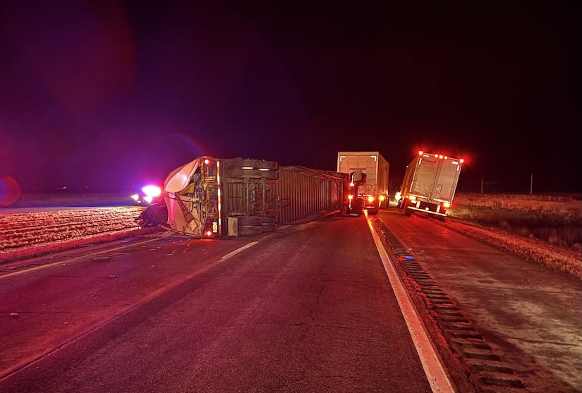 I-94 westbound reopens after multiple-vehicle crash near Steele