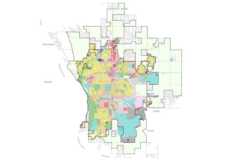 Bismarck shares proposed zoning map as part of land development code overhaul