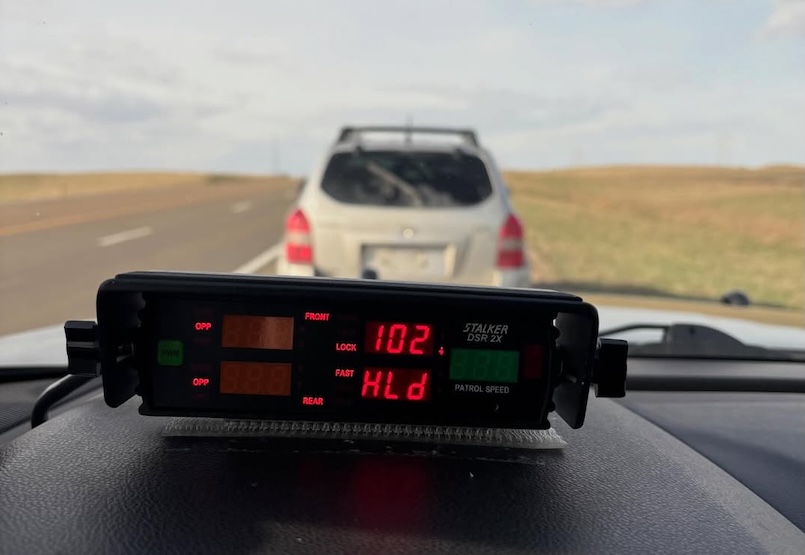 North Dakota Highway Patrol cites driver for high-speed violation and suspended license
