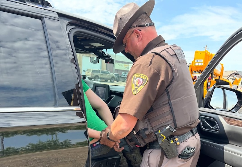 North Dakota trooper arrests driver accused of DUI and marijuana possession after admitting they were still intoxicated from the night before