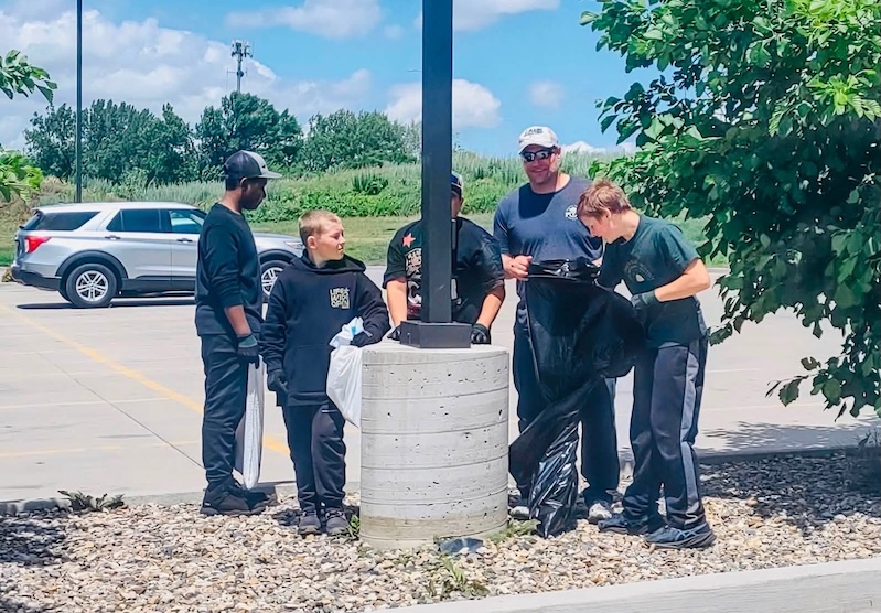 Bismarck Police Department Youth Bureau partners with Dream Center Bismarck for day of service