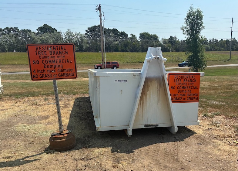 City of Bismarck opens two temporary tree branch drop-off sites for residents with small quantities of storm debris