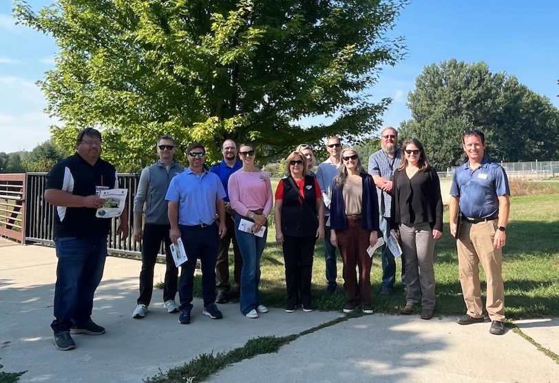 Bismarck officials host FEMA representatives, Hoeven’s office for south flood control project tour